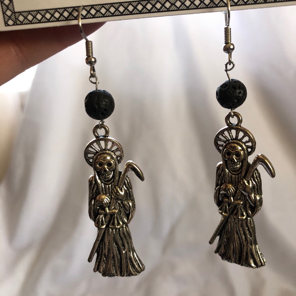 Santa Muerte Earrings